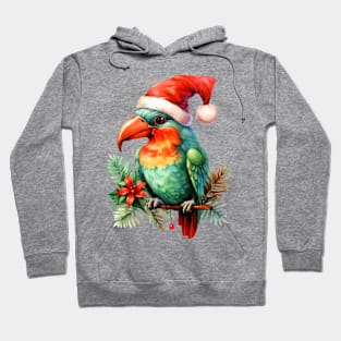 Christmas Tropical Bird Hoodie